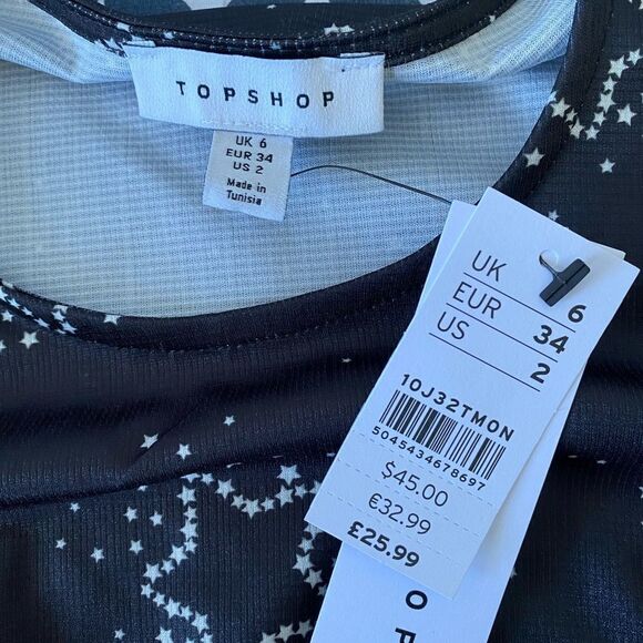 TopShop Dress with star - Picture 4 of 6